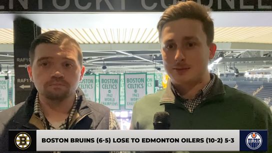 Video: Conor Ryan reacts to Bruins’ frustrating loss to Oilers  taken At TD Garden (Bruins)